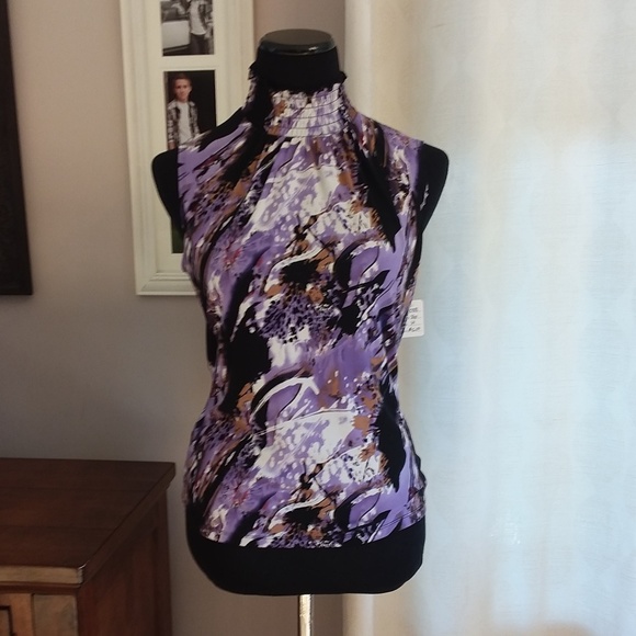 Sere Nade Tops - #0088 Sere Nade Purple pattern top